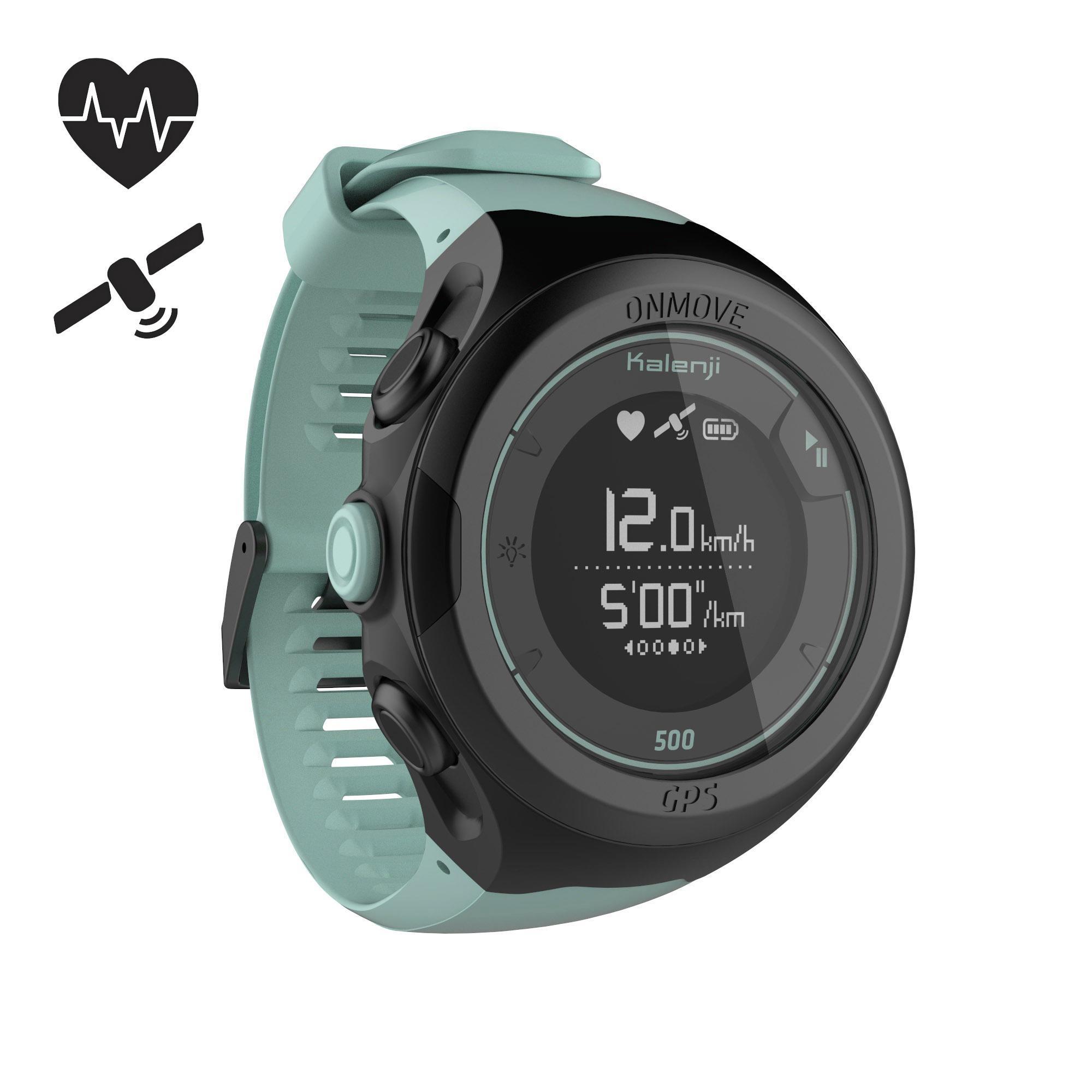 Negro Running 500 Reloj Y Muñeca Kalenji En De Gps Onmove Pulsómetro 0wPnOymvN8